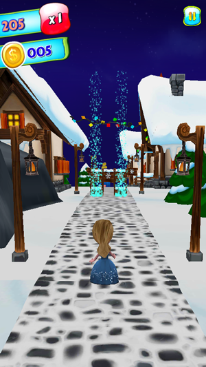 Running Princess Frozen Snow - New Fun Run Ice Adventure Gam(圖5)-速報App