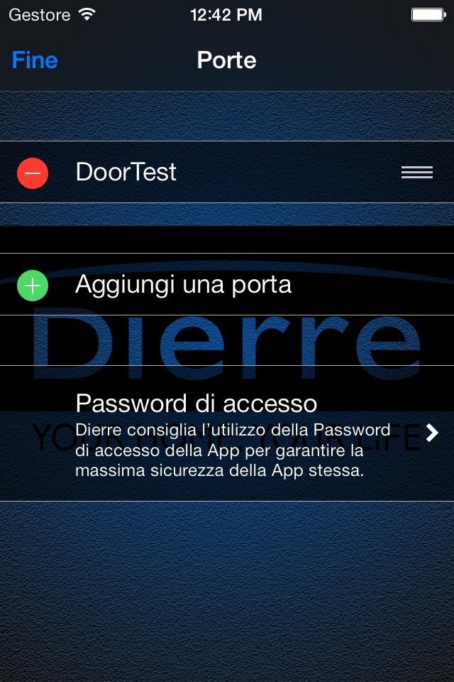 Dierre Smart Door screenshot 2