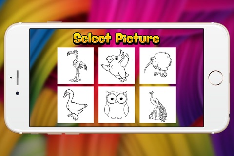 flamingo coloring book show for kid screenshot 2