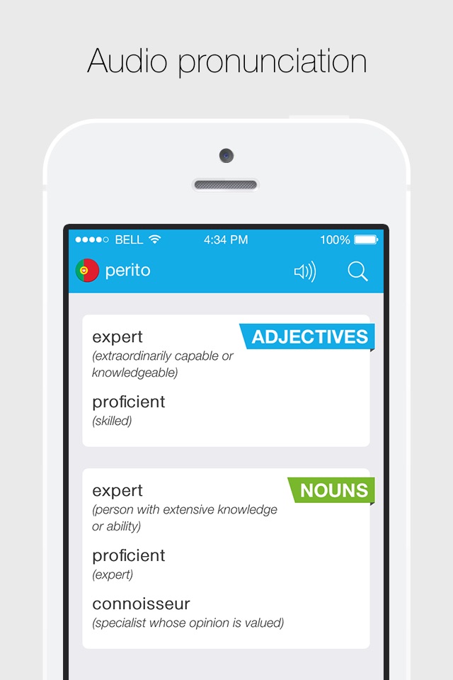 Portuguese – English Dict. screenshot 3