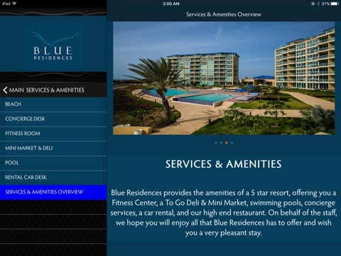 Blue Residences Aruba: The Best Condominiums in Aruba screenshot 4