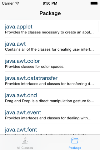 API for Java 8 version screenshot 4