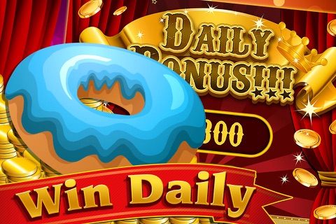 Select and Play to Win in Donut Madness Mania Casino Slot Machine Game screenshot 2