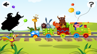 A Find the Shadow Game for Children: Learn and Play with Animals Boarding a Train screenshot 3