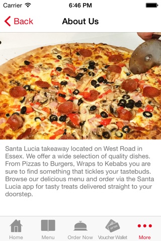 Santa Lucia Takeaway Essex screenshot 3