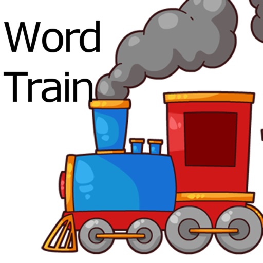 Train with words icon