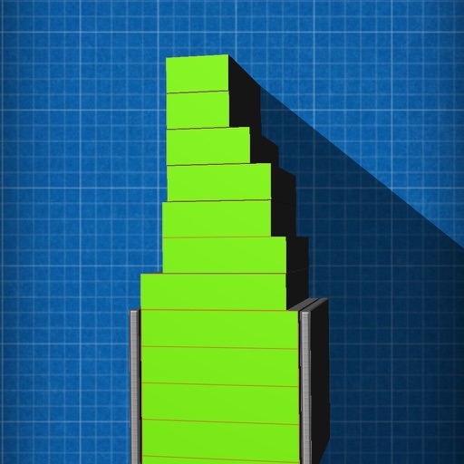 Server Stacker- (A glowing stacker puzzle game) iOS App