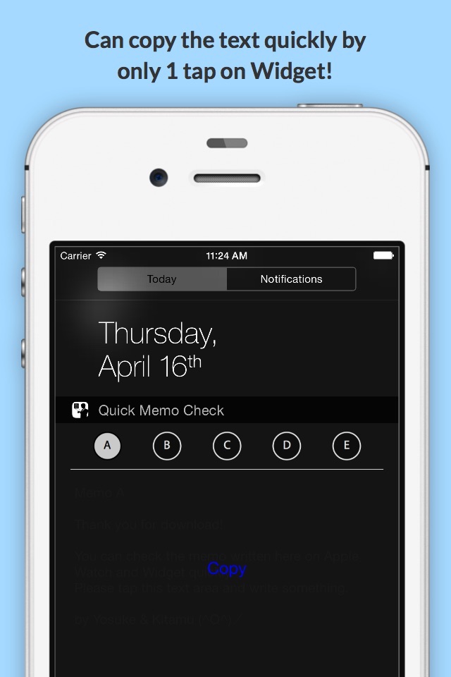 Quick Memo Check - check memos quickly on Watch and Widget screenshot 3