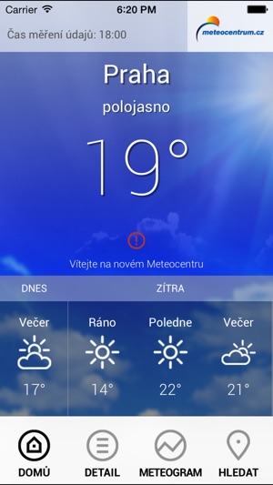 Počasí Meteocentrum