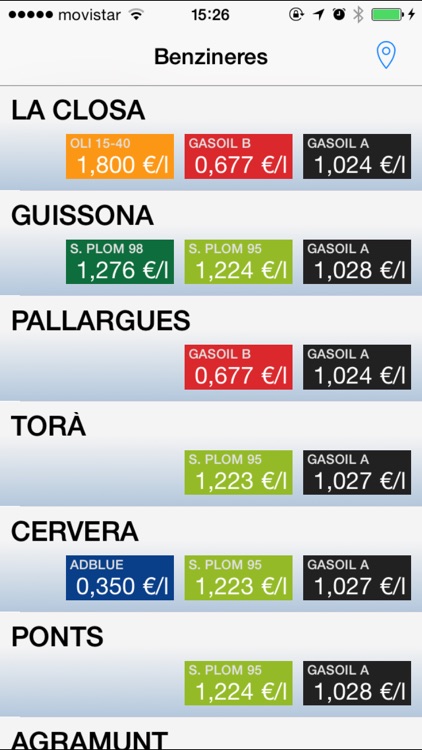 bonÀrea Estacions de Servei