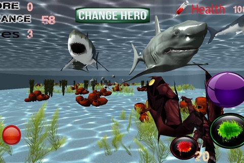 Sea Dragon Shark Attack -  Dragonfire Force Vs Bullhead screenshot 4