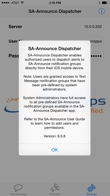 SA-Announce Dispatcher screenshot-3