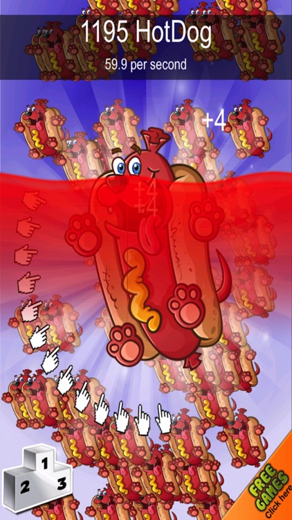 A Cute Funny Hot-Dog Clickers - Tapping Frenzy