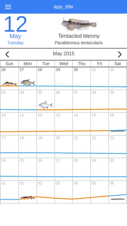 Fish Planet Calendar