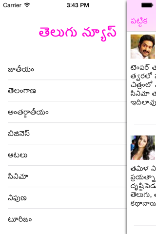 News in Telugu screenshot 2