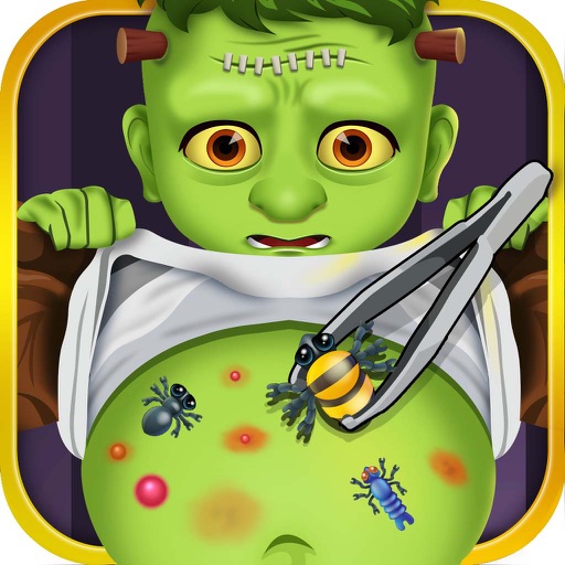 Stomach Injury Doctor Hospital - little surgery salon kids games for boys! Icon