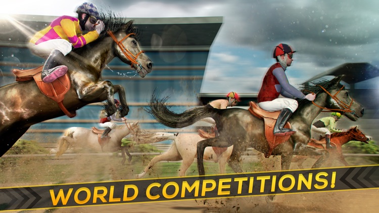 Frenzy Horse Racing Free . My Champions Jumping Races Simulator Games