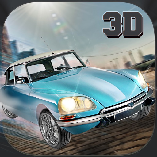 Vintage Car Stunt Mania 3D iOS App