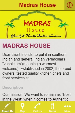 Madras House Perth screenshot 2