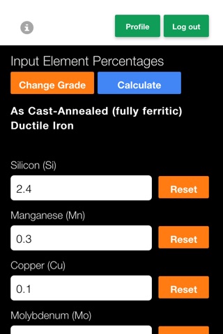 Ductile Iron Strength Calculator screenshot 2