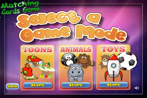 Matching Cards Game For Kids - náhled