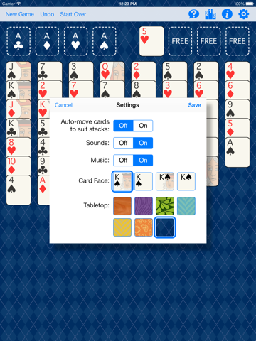 FreeCell Gratis Games Free Cell Cascading Stack