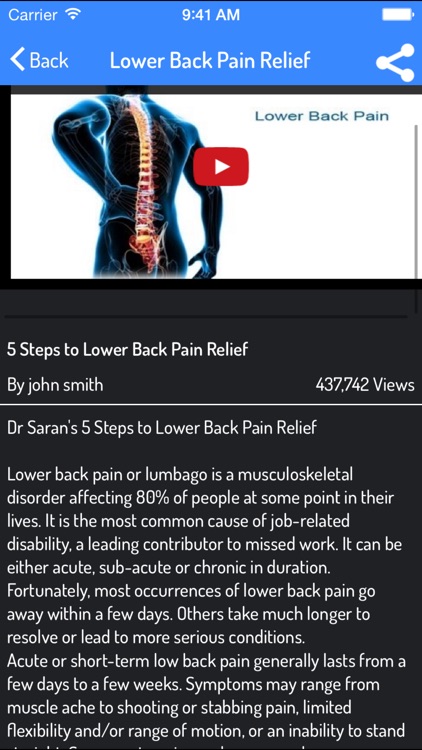 How To Relieve Back Pain - Back Pain Relieving Guide