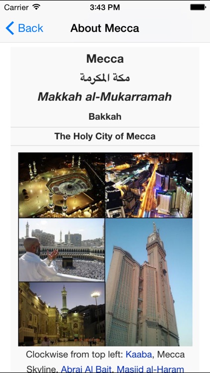 Prayer Timings Mecca