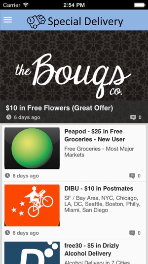 Special Delivery - Promo Codes and Free Credit for The Bouqs(圖2)-速報App