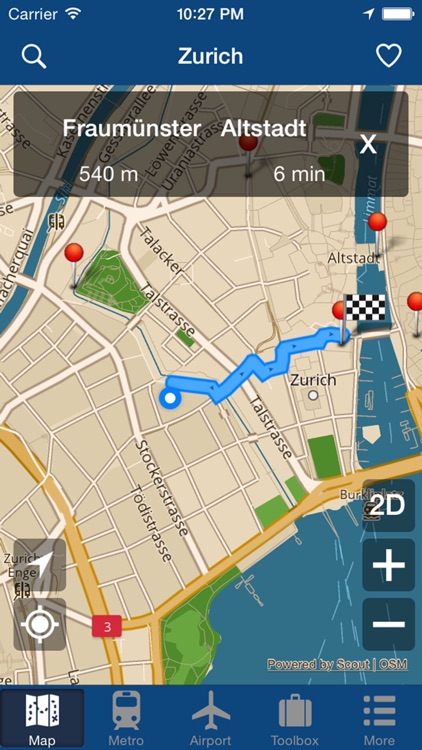 Zurich Offline Map - City Metro Airport screenshot-4