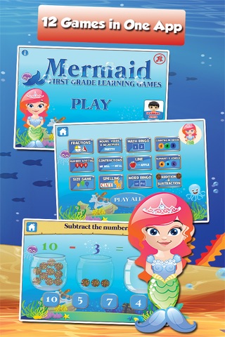 Mermaid Princess Grade 1 Games - náhled