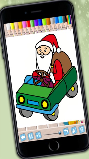 Santa Claus coloring pages xmas - Drawings to colour on chri(圖4)-速報App