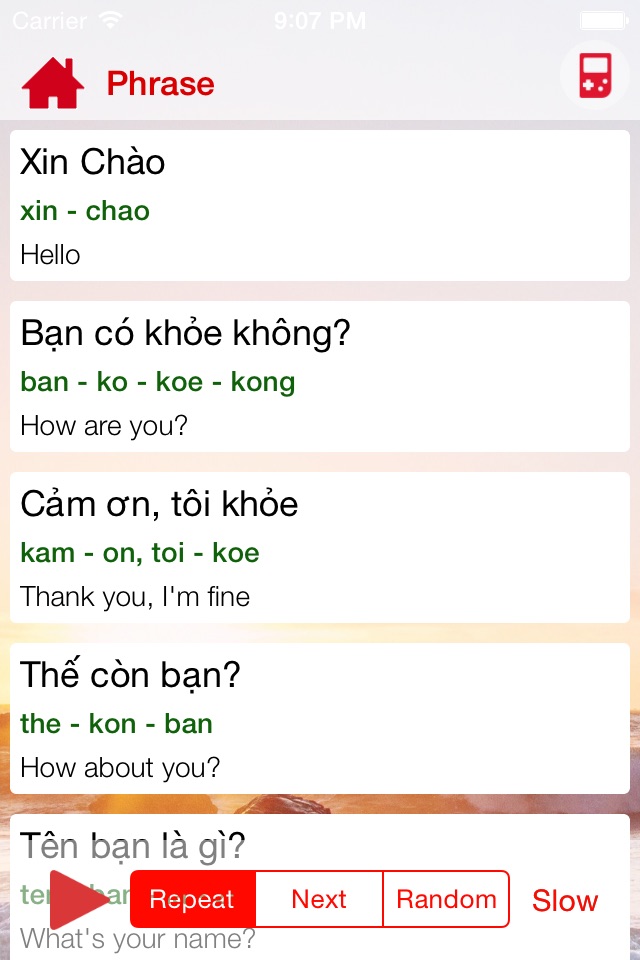 Learning Vietnamese screenshot 2
