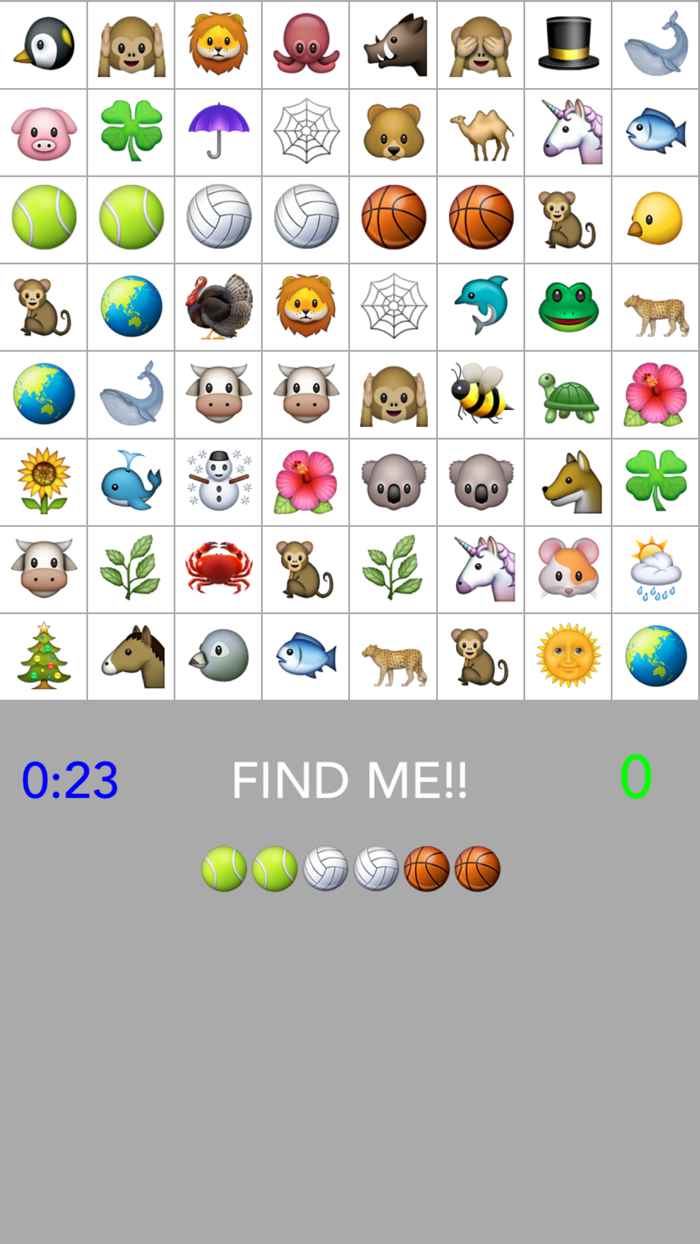 Emoji One Word Search