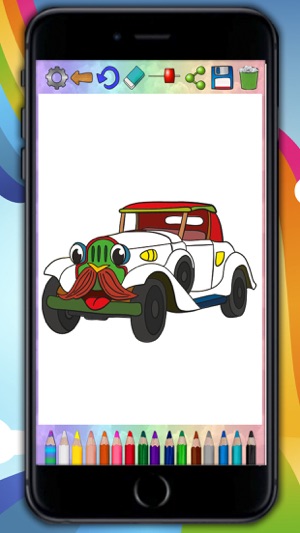 Pinta coches mágico – colorear autos y  pintar carros(圖5)-速報App