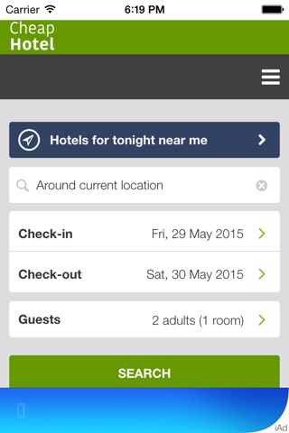 Cheap Hotel for Tonight Near You - Only the most economical hotels at lower price screenshot 2