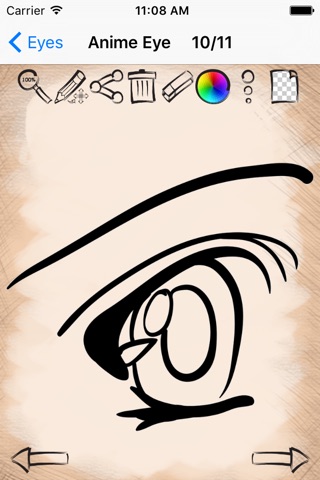 Easy Draw Anime Manga Eyes screenshot 4