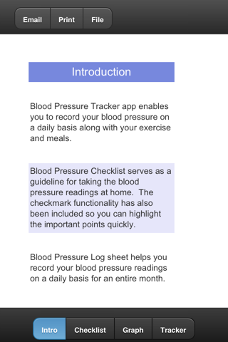 Blood Pressure Register screenshot 4
