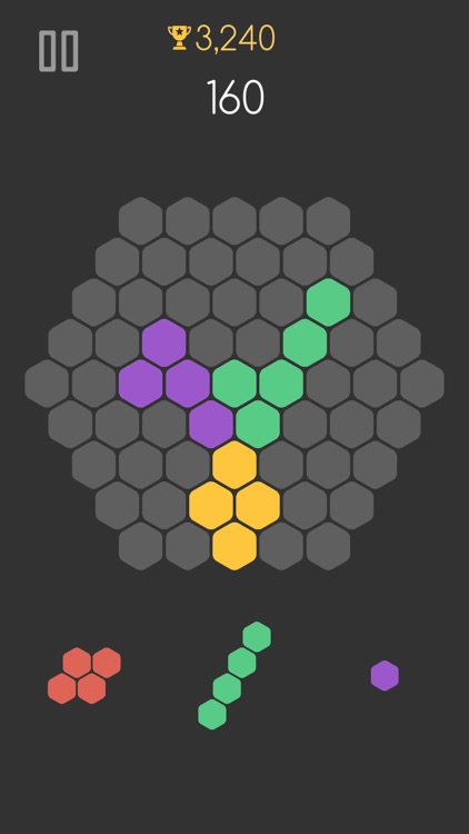 Brain Hexagon: Block puzzle gridblock - 100 qubed dash ways screenshot-3