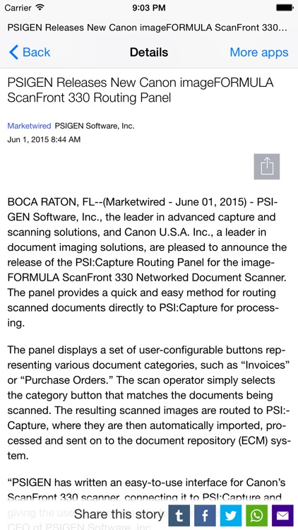 Business Equipment Industry News
