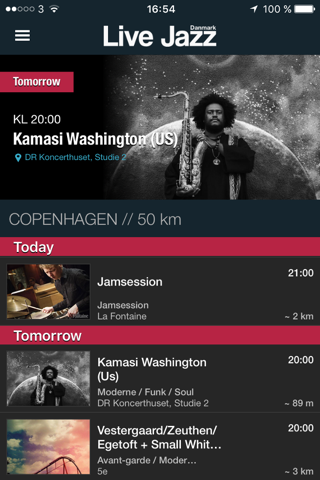 Live Jazz Danmark screenshot 2