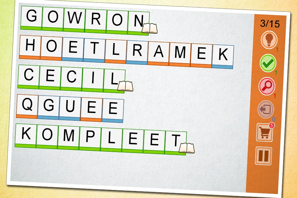 Word Scramble - Good Times screenshot 2