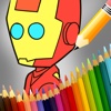 Coloring Learning Game With Iron man Version