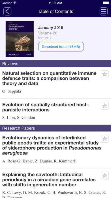 How to cancel & delete Journal of Evolutionary Biology from iphone & ipad 1