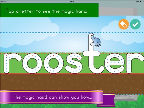 On The Farm - Kids Letter Writing Practice App screenshot 2