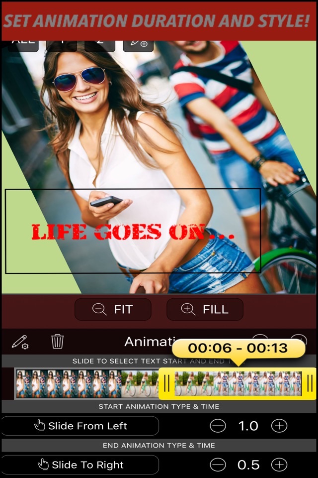 Text On Video FREE - Add multiple animated captions and quotes to your movie clips or videos for Instagram screenshot 4