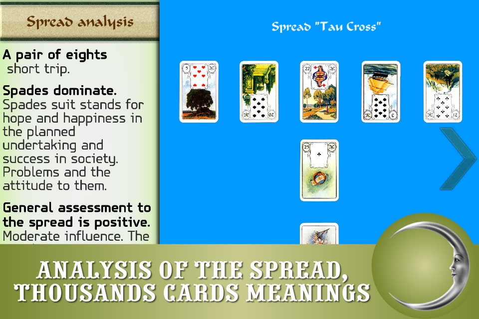 Lenormand readings - FREE cards fortunetelling and divinations app for prediction screenshot 4