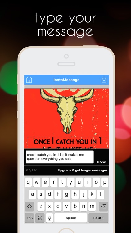 InstaMessage - Post Text Messages on Instagram