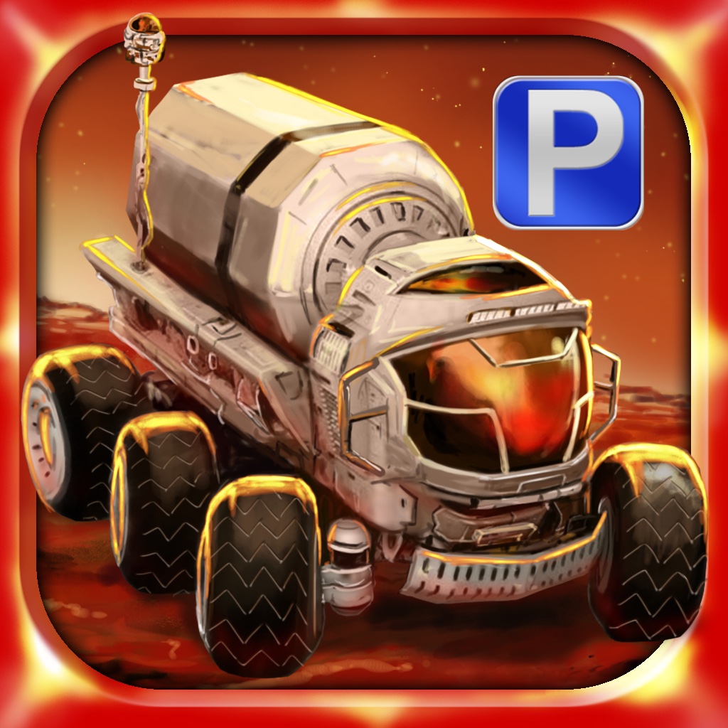 3D Mars Parking PRO - Full Space Truck Simulation Racing Version