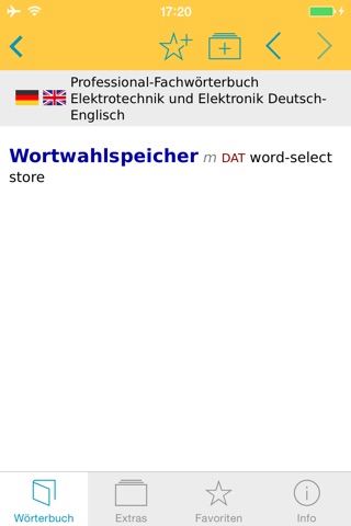 Elektrotechnik und Elektronik Englisch<->Deutsch Fachwörterbuch Professional screenshot 4